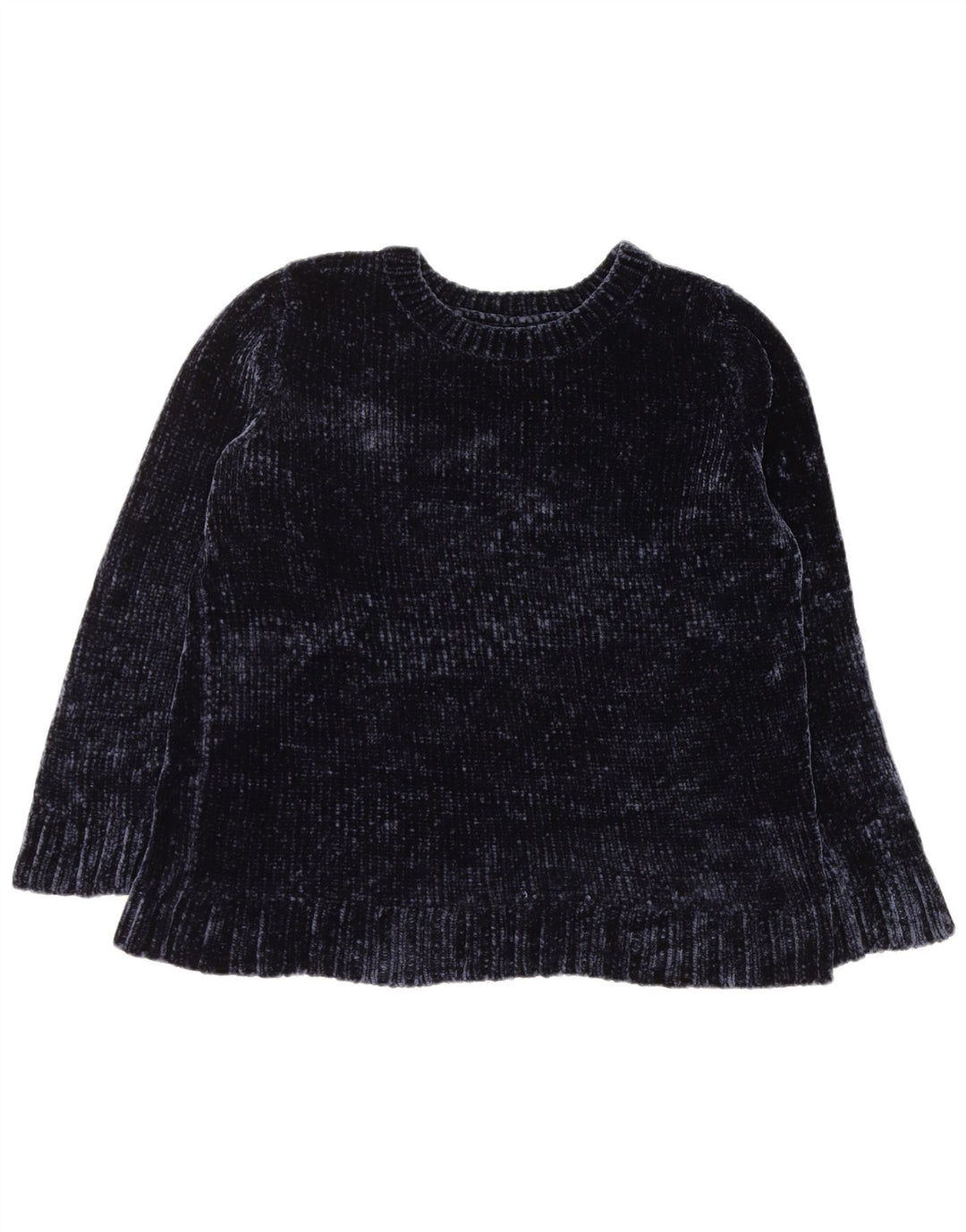 ORVIS ženski džemper s okruglim izrezom UK 16 Veliki tamnoplavi poliester