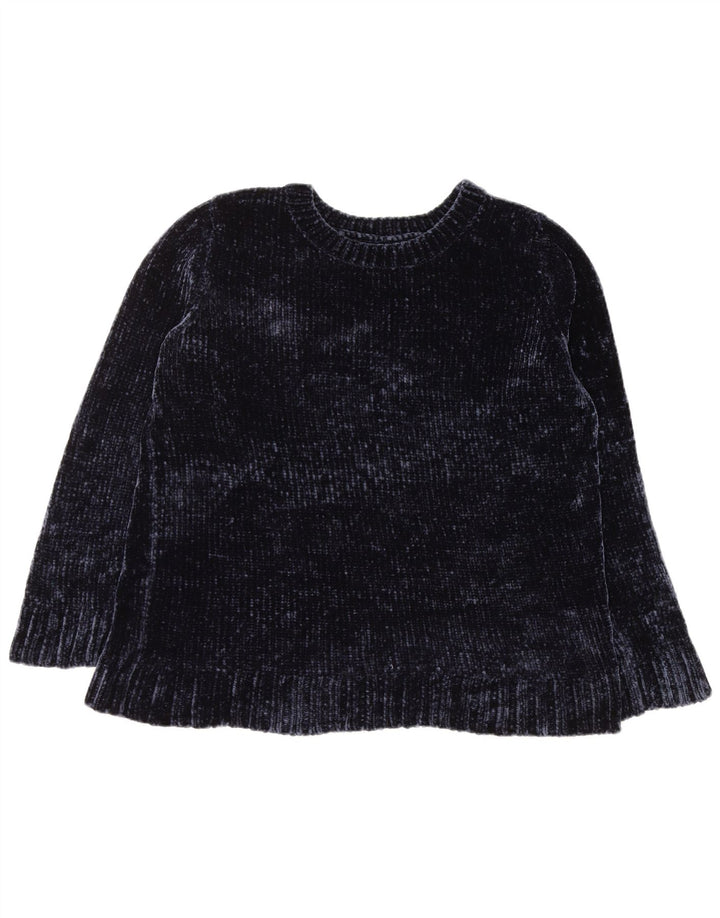 ORVIS ženski džemper s okruglim izrezom UK 16 Veliki tamnoplavi poliester