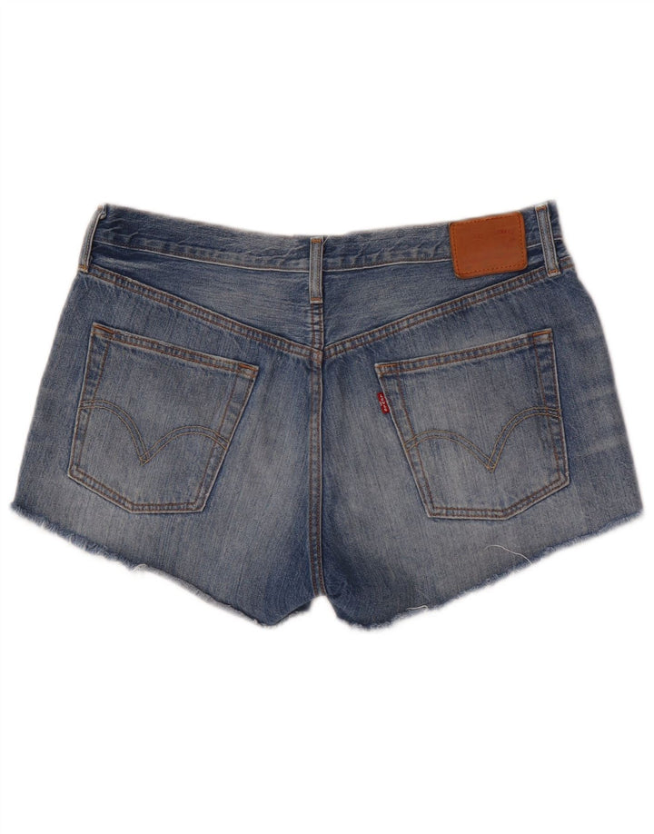 Levi's ženske 501 traper kratke hlače W32 veliki plavi pamuk