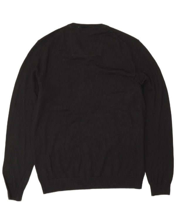 Calvin Klein muški džemper s V-izrezom Srednje tamnoplava vuna