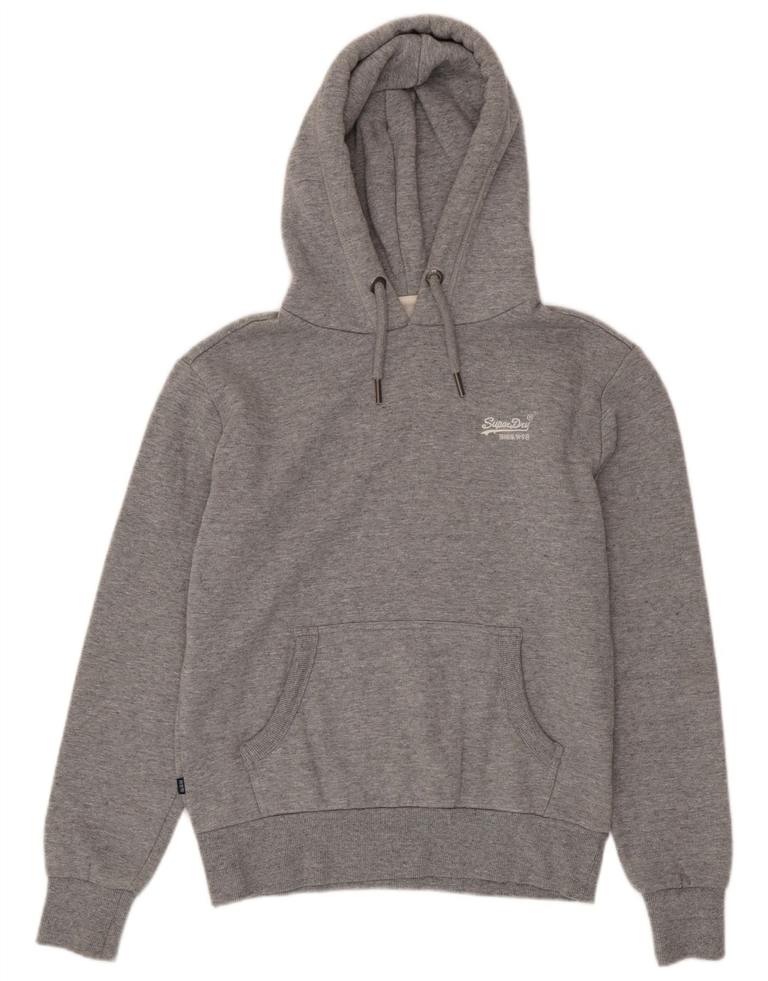 Superdry muška majica s kapuljačom Mali sivi flekasti pamuk
