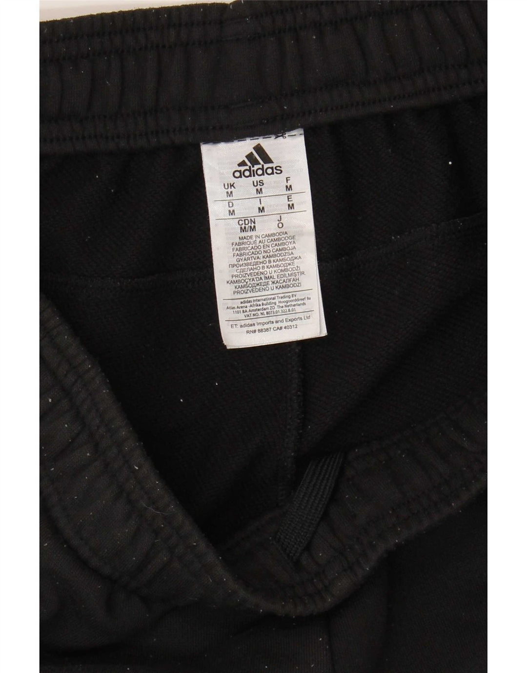 Adidas muške trenirke Climalite hlače Joggers Srednji crni poliester
