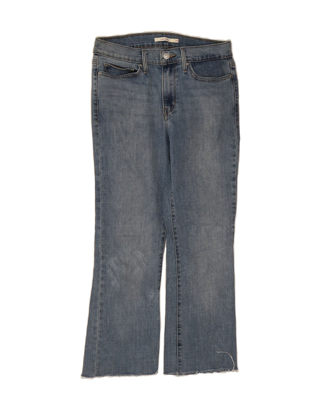 LEVI'S Womens Slimming Bootcut Jeans W29 L25 Blue Cotton Vintage Levi's and Second-Hand Levi's from Messina Hembry 