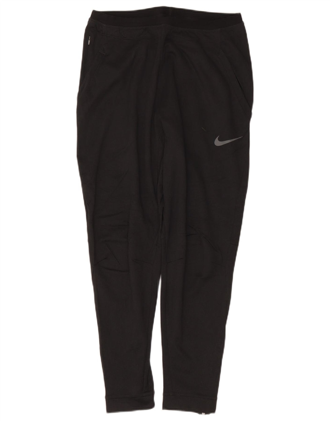 Nike Ženske Dri Fit Trenirke Hlače Joggers UK 14 srednje crne