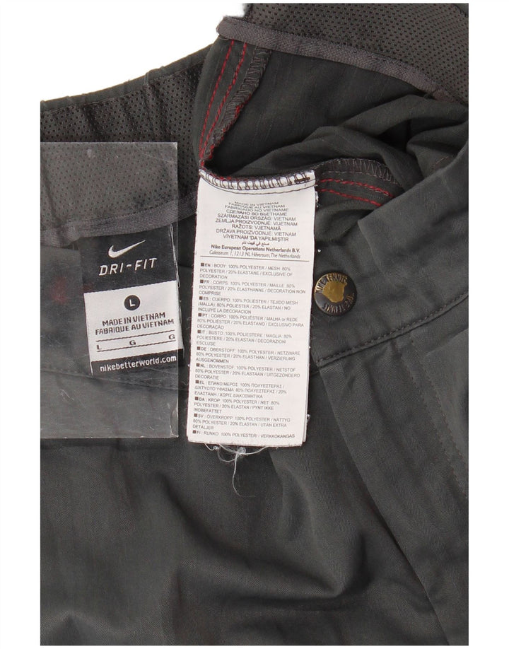 NIKE muške Dri Fit sportske kratke hlače velike sive boje od poliestera