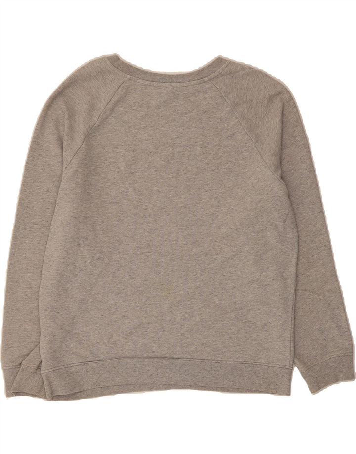 LEVI'S Womens Graphic Oversized Sweatshirt Jumper UK 10 Small Grey Cotton Vintage Levi's and Second-Hand Levi's from Messina Hembry 