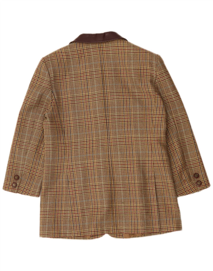 Luisa Spagnoli Ženska jakna sa 3 gumba IT 46 Large Beige Houndstooth