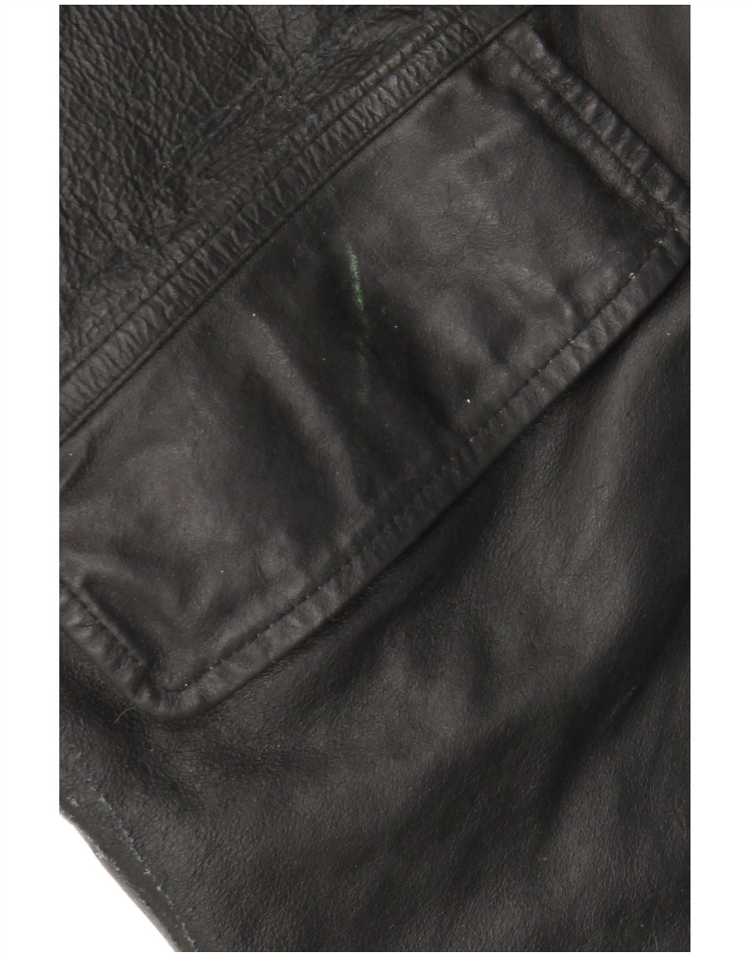 VINTAGE muška kožna jakna IT 54 2XL crna koža