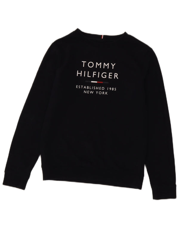 Tommy Hilfiger Boys Sweatshirt džemper 15-16 godina tamnoplavi pamuk