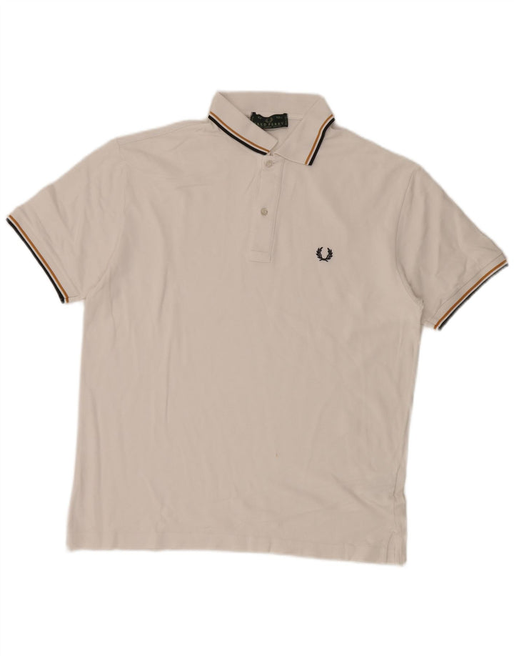 Fred Perry muška polo majica Srednje bijeli pamuk