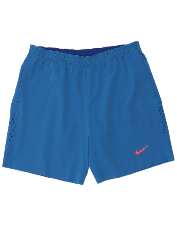 Nike muške Dri Fit sportske kratke hlače XL plavi poliester