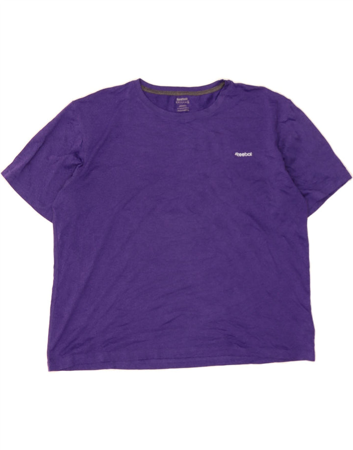 REEBOK Womens Oversized T-Shirt Top UK 18 XL Purple Polyester Vintage Reebok and Second-Hand Reebok from Messina Hembry 