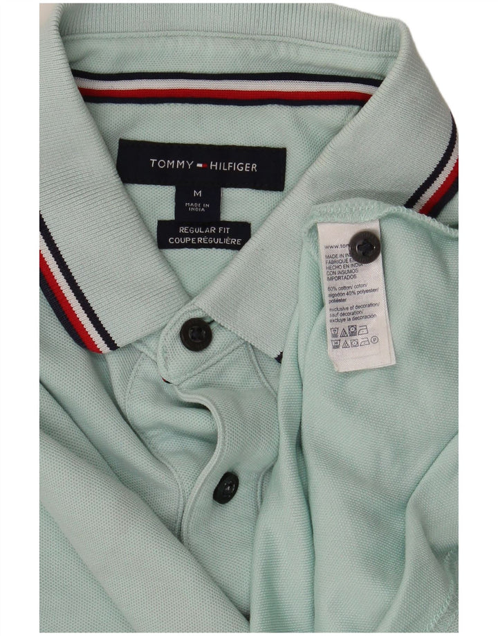 Tommy Hilfiger muška polo majica srednjeg tirkiznog kroja srednje kroja