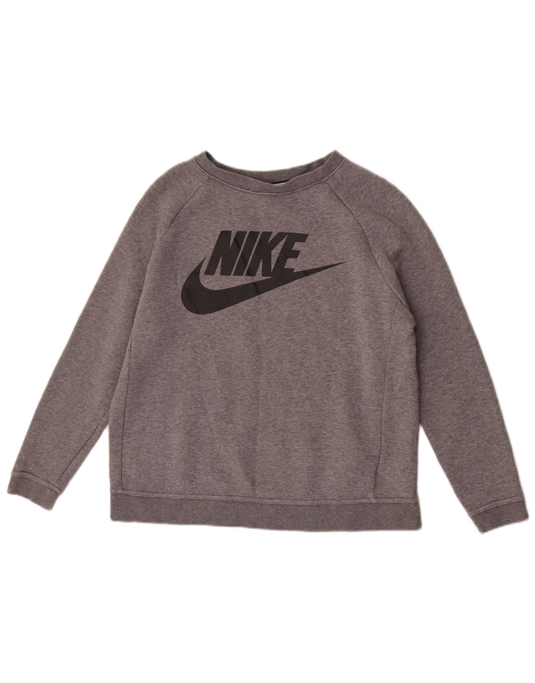 Ženska trenirka Nike Graphic Sweatshirt UK 14 srednje sivi flekasti pamuk