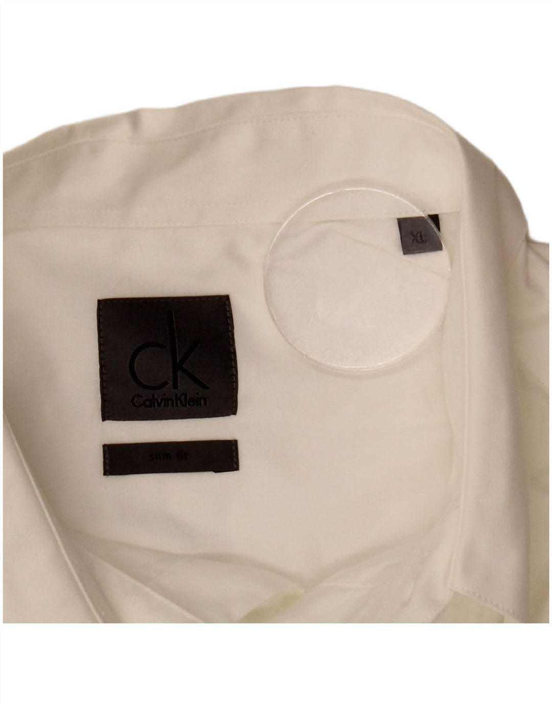 CALVIN KLEIN muška uska košulja XL bijela