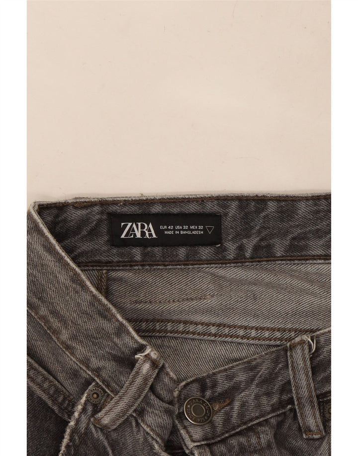 ZARA muške ravne traperice EU 42 Large W32 L29 sive