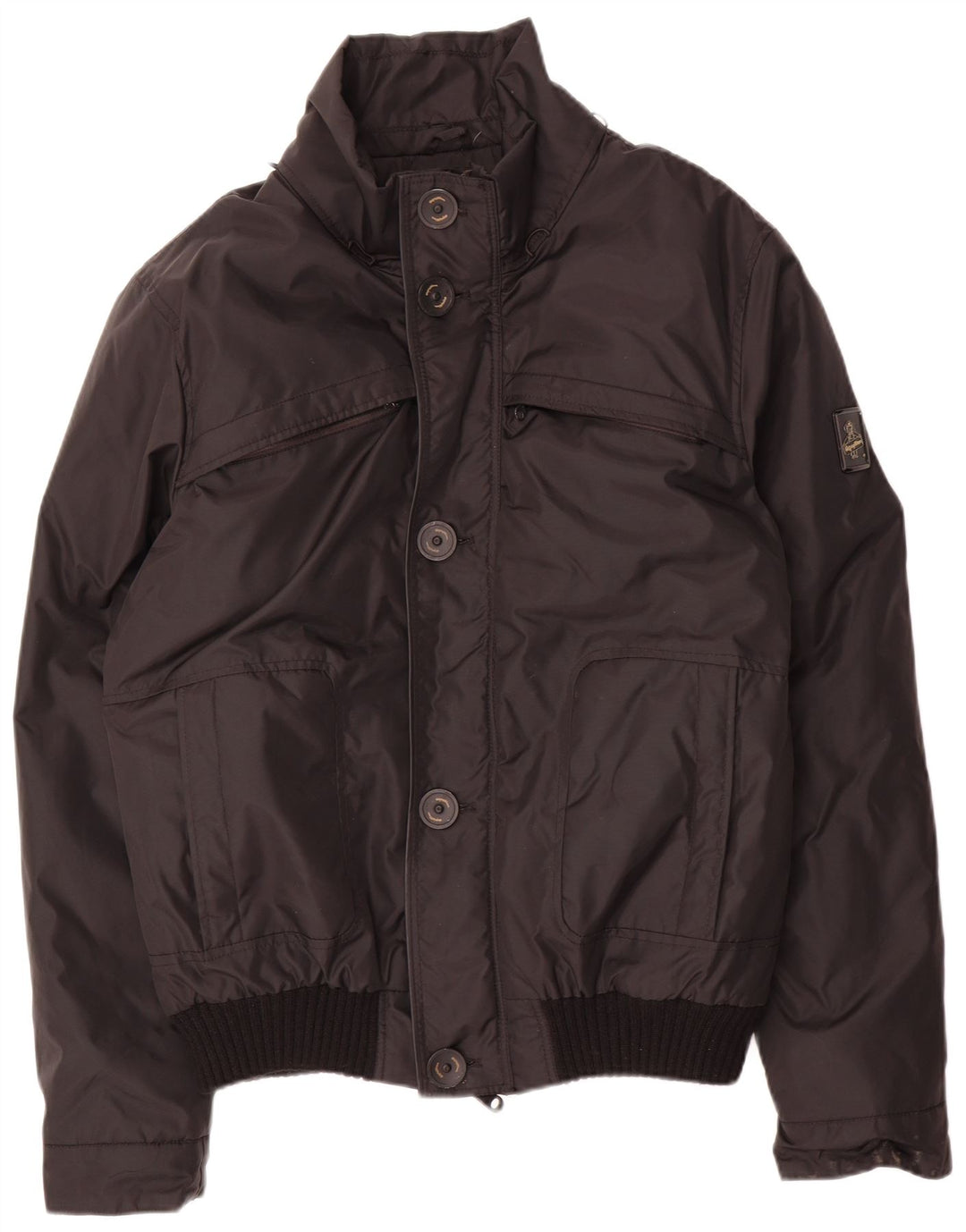 Refrigiwear muška podstavljena bomber jakna UK 40 veliki crni najlon
