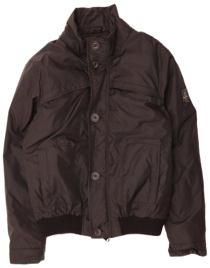 Refrigiwear muška podstavljena bomber jakna UK 40 veliki crni najlon