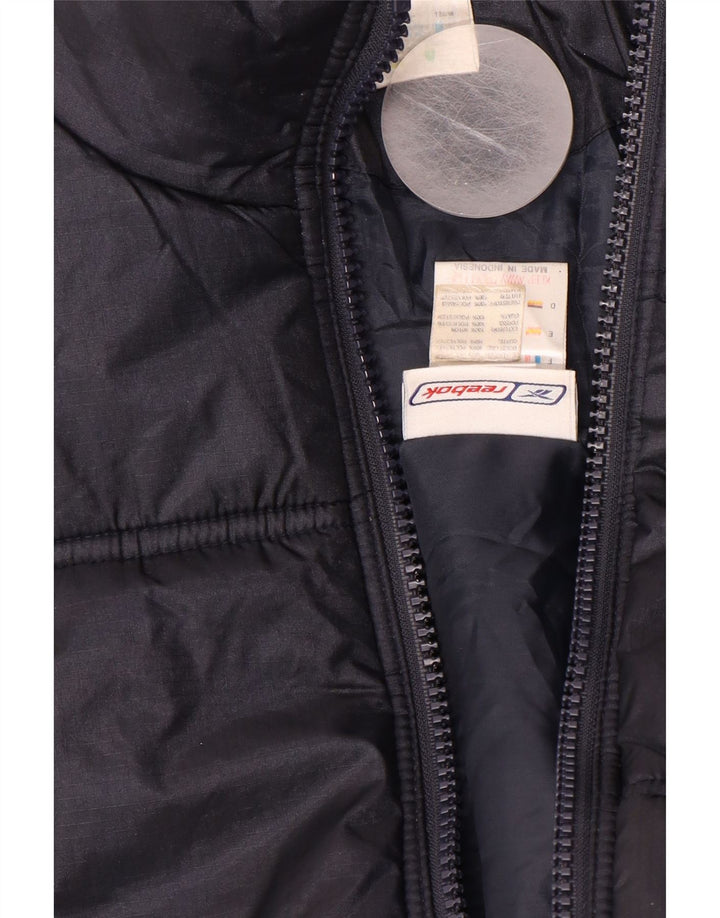 REEBOK Dječačka široka podstavljena jakna 11-12 godina tamnoplavi najlon