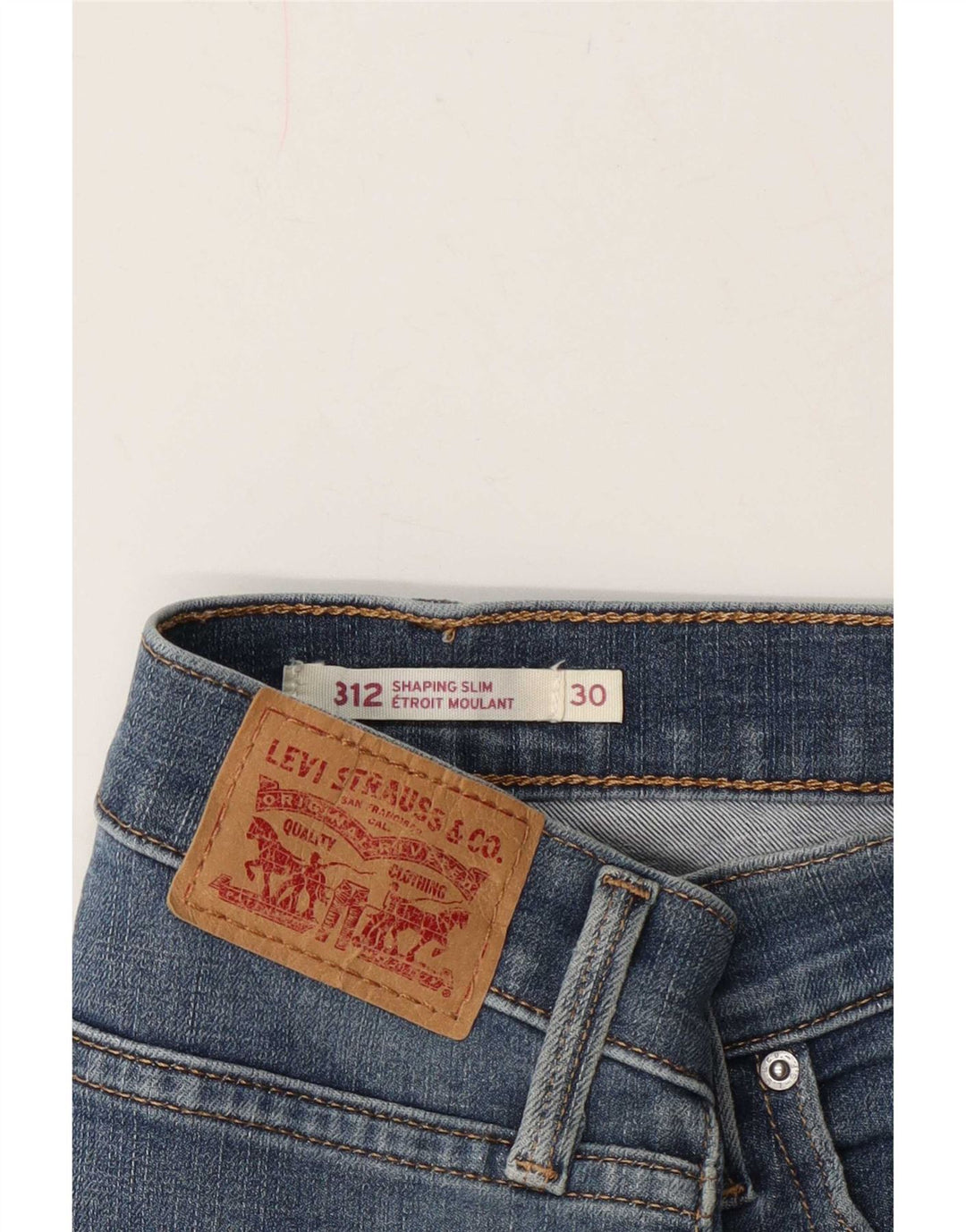 Levi's ženske 312 uske traperice W30 L29 plave