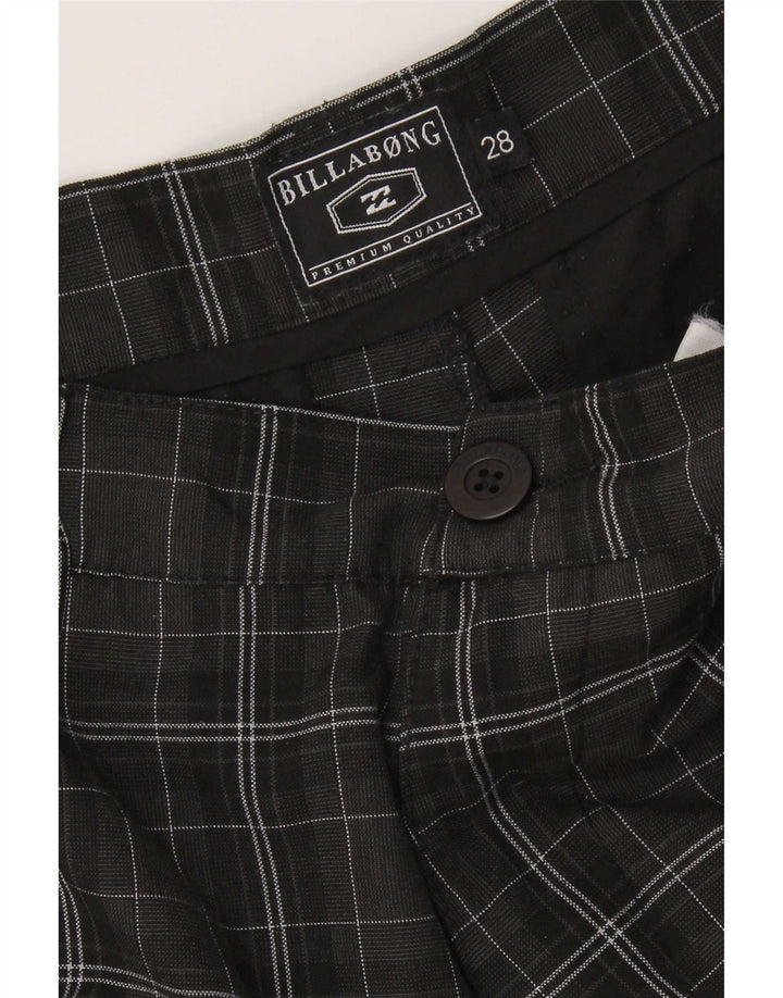 Billabong muške chino kratke hlače W28 male crne karirane
