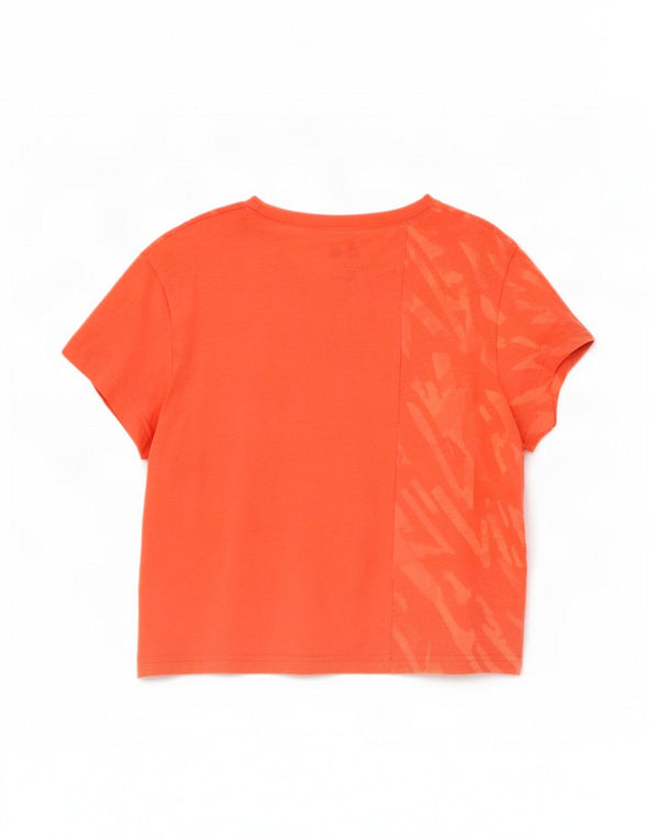 Adidas ženska majica kratkih rukava Cross Fit Crop Graphic T-Shirt UK 8/10 Mala narančasta