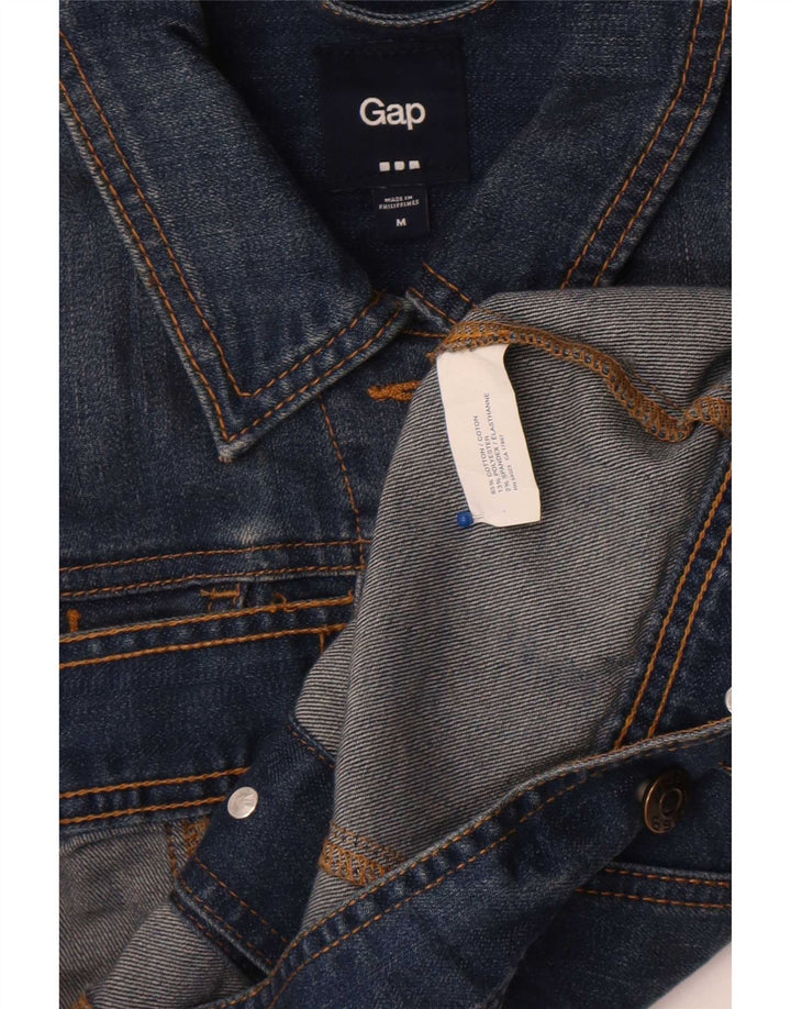 Gap ženska crop traper jakna UK 14 srednje plavi pamuk
