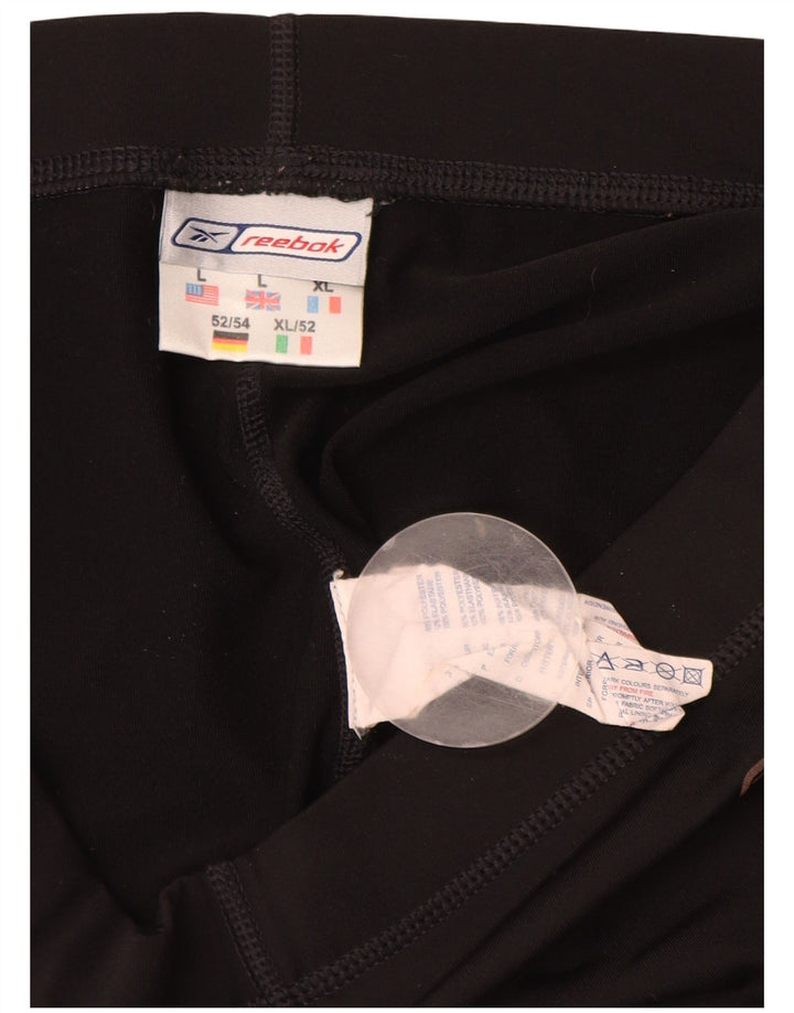 Reebok ženske sportske kratke hlače UK 14 veliki crni poliester