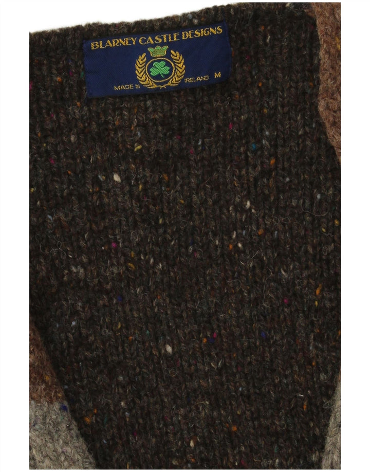 Blarney Castle muški kardigan džemper srednje sive boje Nova vuna