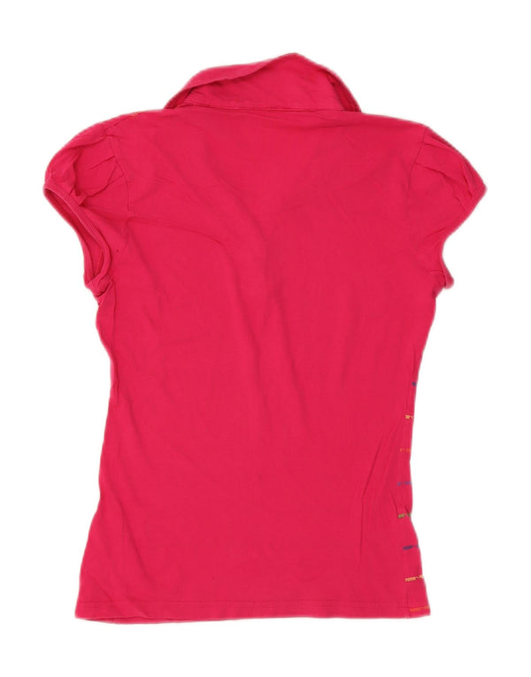 Puma ženska polo majica UK 14 velike ružičaste pruge