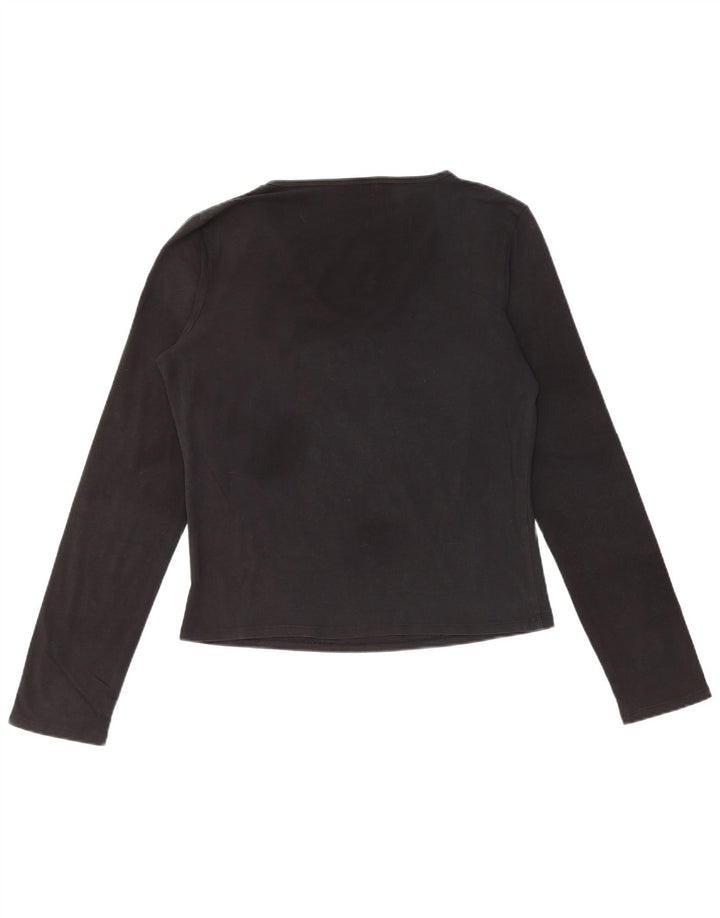 ICEBERG ženska majica s kratkim rukavima dugih rukava IT 46, veliki crni cvjetni