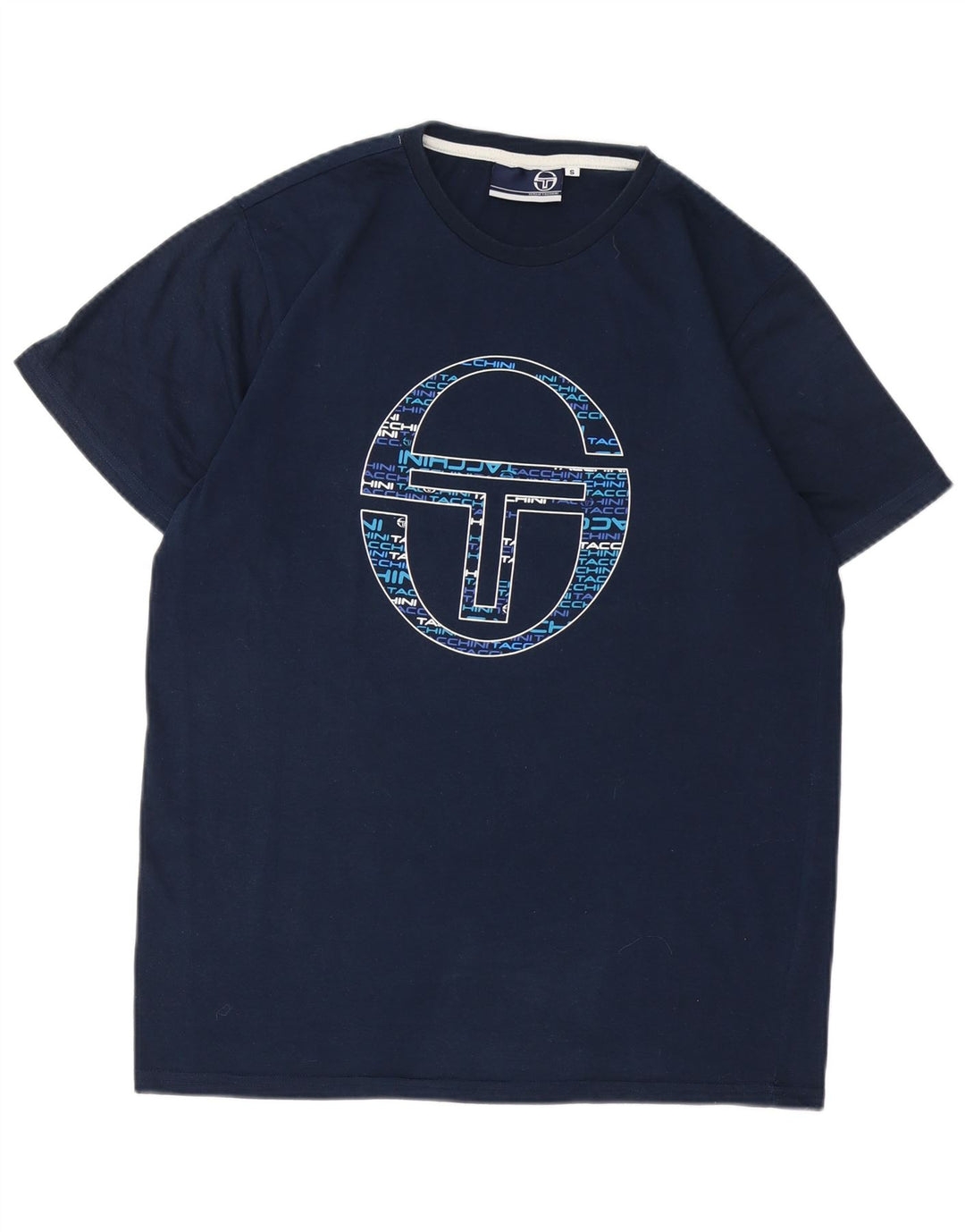 SERGIO TACCHINI Muška majica kratkih rukava s grafičkim motivima, mali tamnoplavi poliester