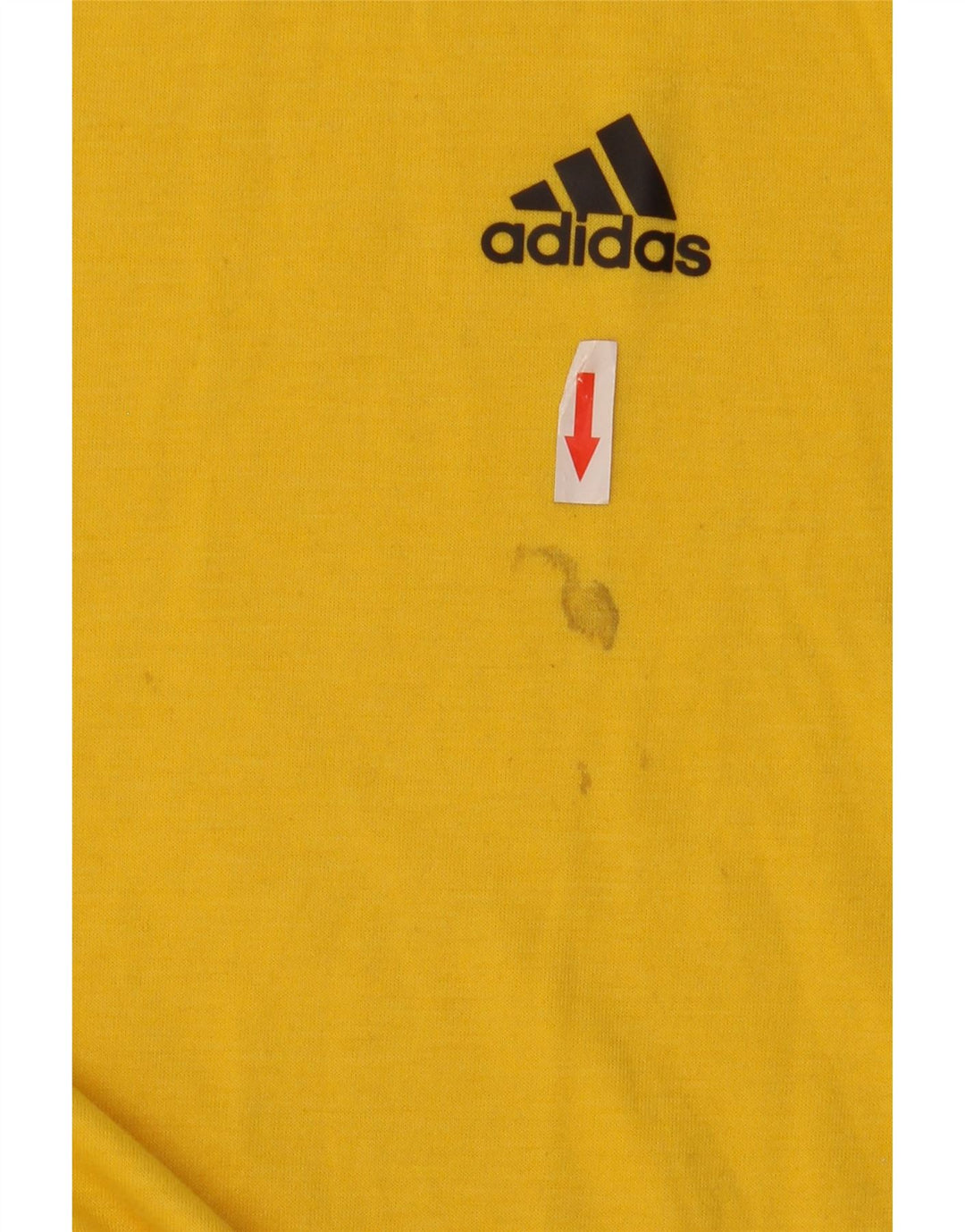 Adidas muška majica Climalite, veliki žuti poliester