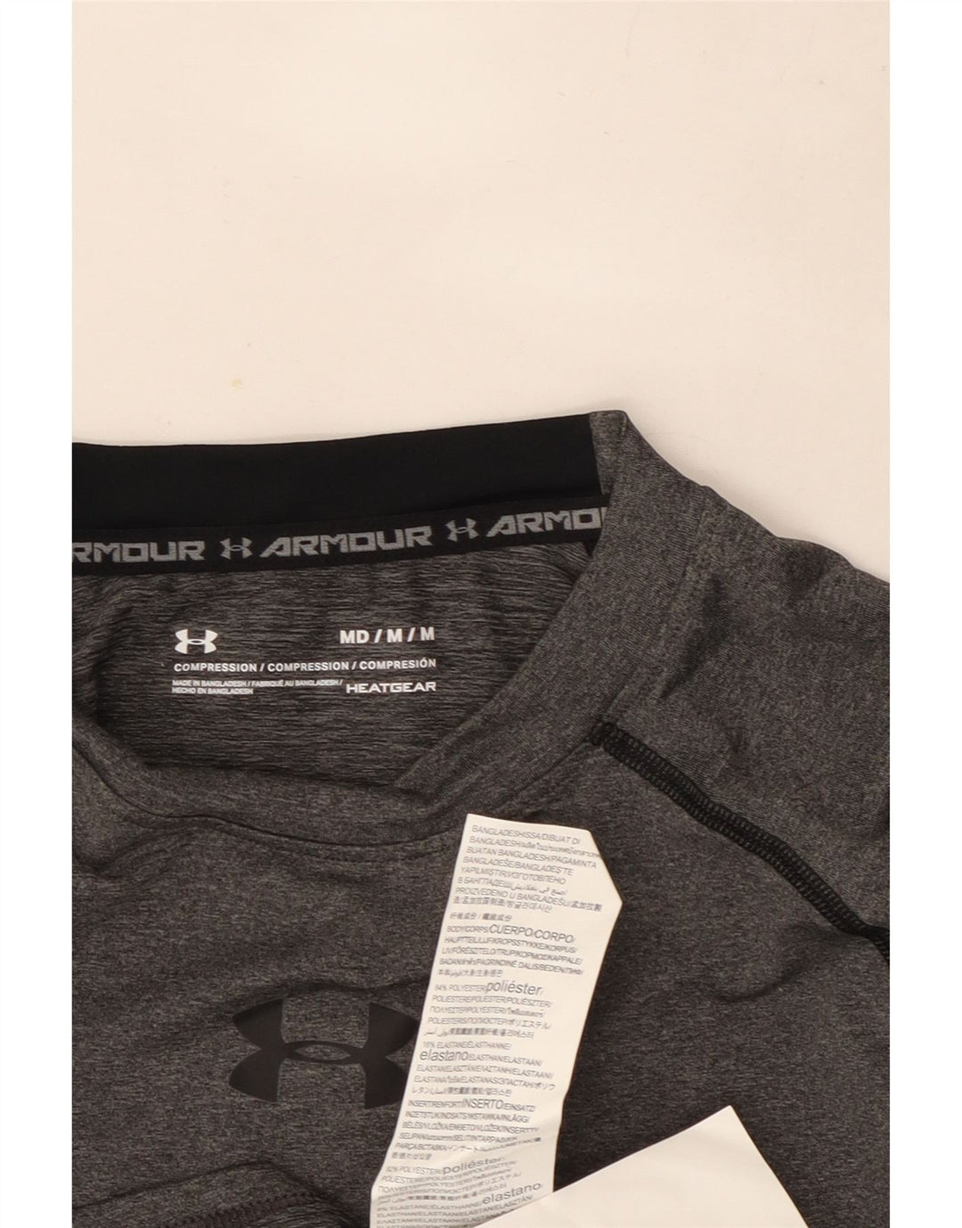 Muška majica Under Armour Heat Gear s dugim rukavima srednje sive boje
