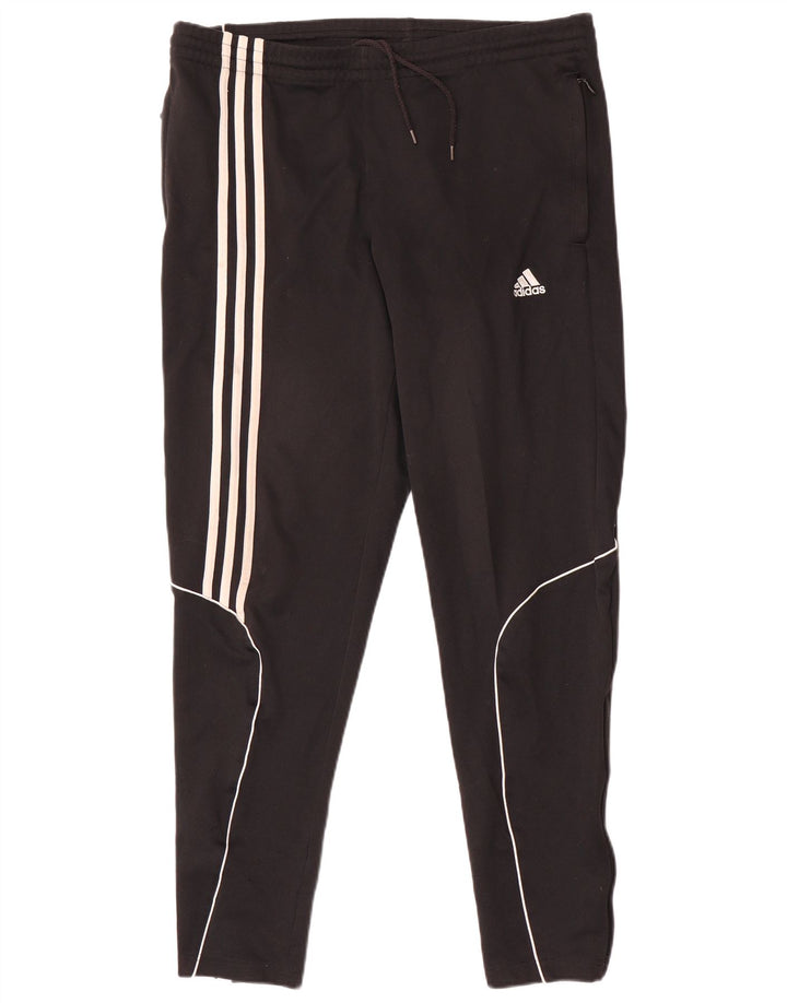Adidas muške hlače za trenirku Climalite srednje crne boje od poliestera