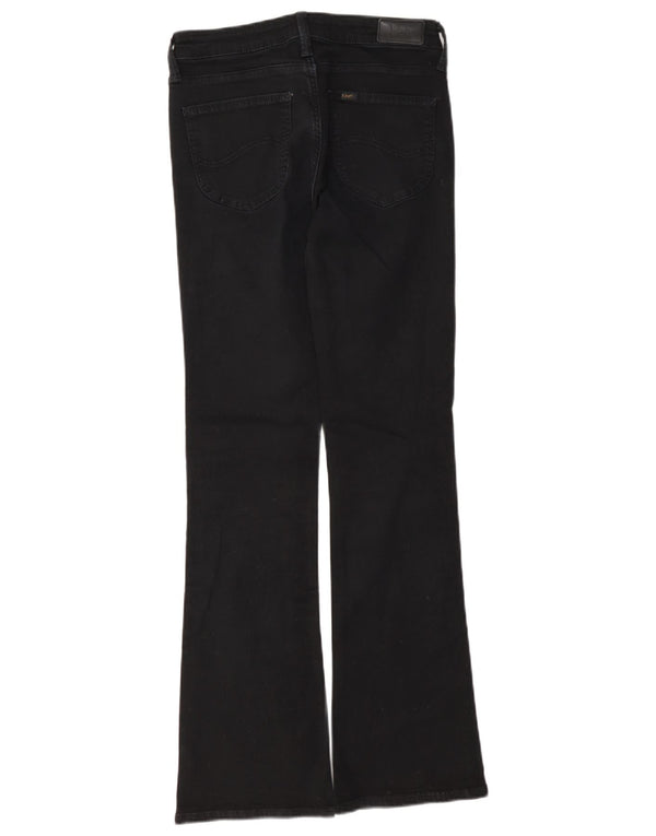 Lee ženske traperice Hoxie Bootcut W28 L31 crni pamuk
