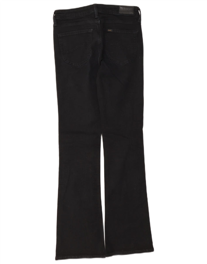 Lee ženske traperice Hoxie Bootcut W28 L31 crni pamuk