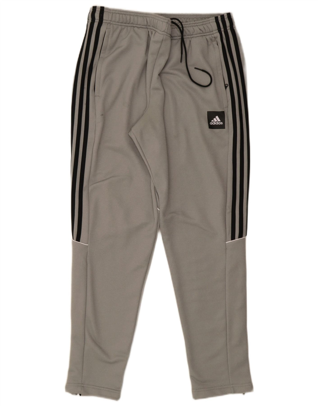 Adidas muške Aeroready hlače za trenirku, velike sive poliesterske hlače