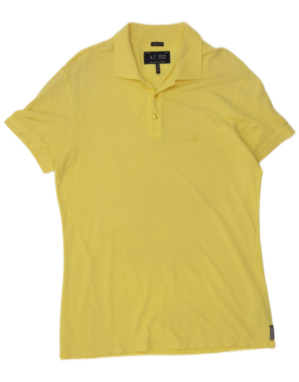 Armani Jeans muška polo majica XL žuti pamuk