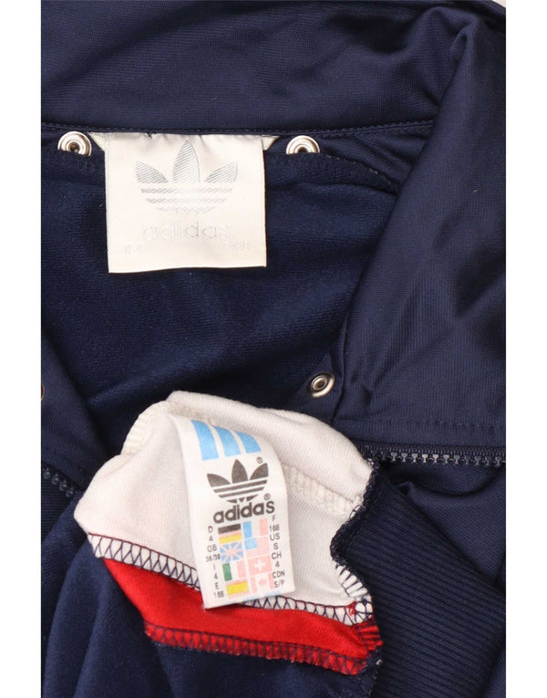 Adidas muška trenirka s grafičkim motivima, gornja jakna UK 36/38, mala tamnoplava