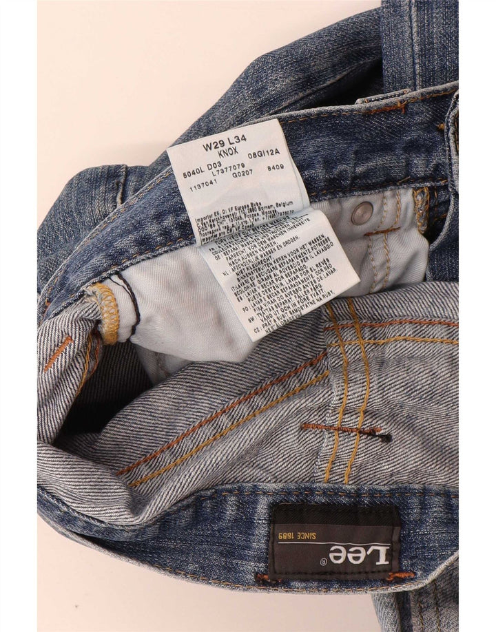 Lee Mens Knox Straight Jeans W29 L34 Plavi pamuk
