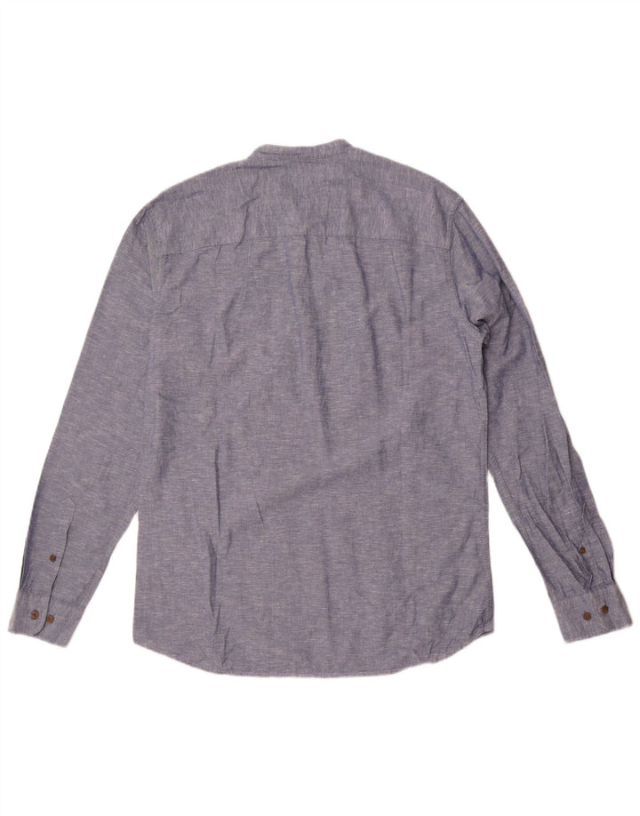 Jack & Jones muška pulover košulja uskog kroja, srednje plavi flekasti pamuk
