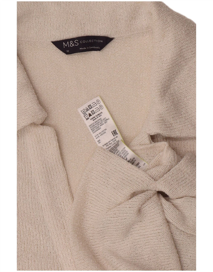 Marks & Spencer ženska polo majica UK 12 srednji bijeli poliester