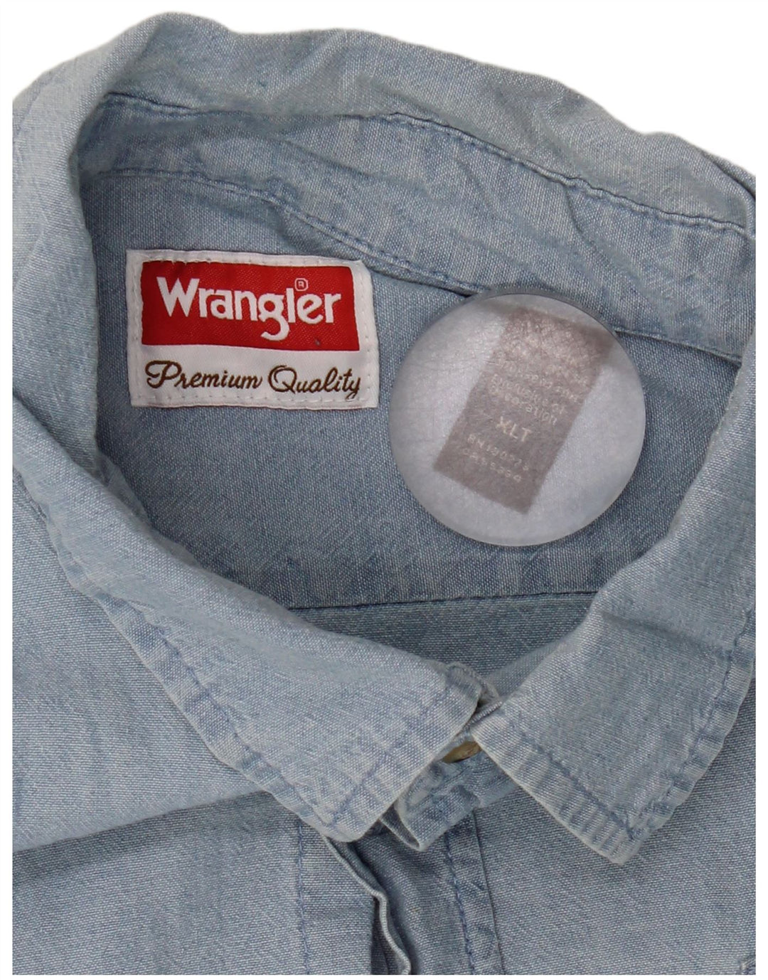 Wrangler muška visoka majica XL plavi pamuk