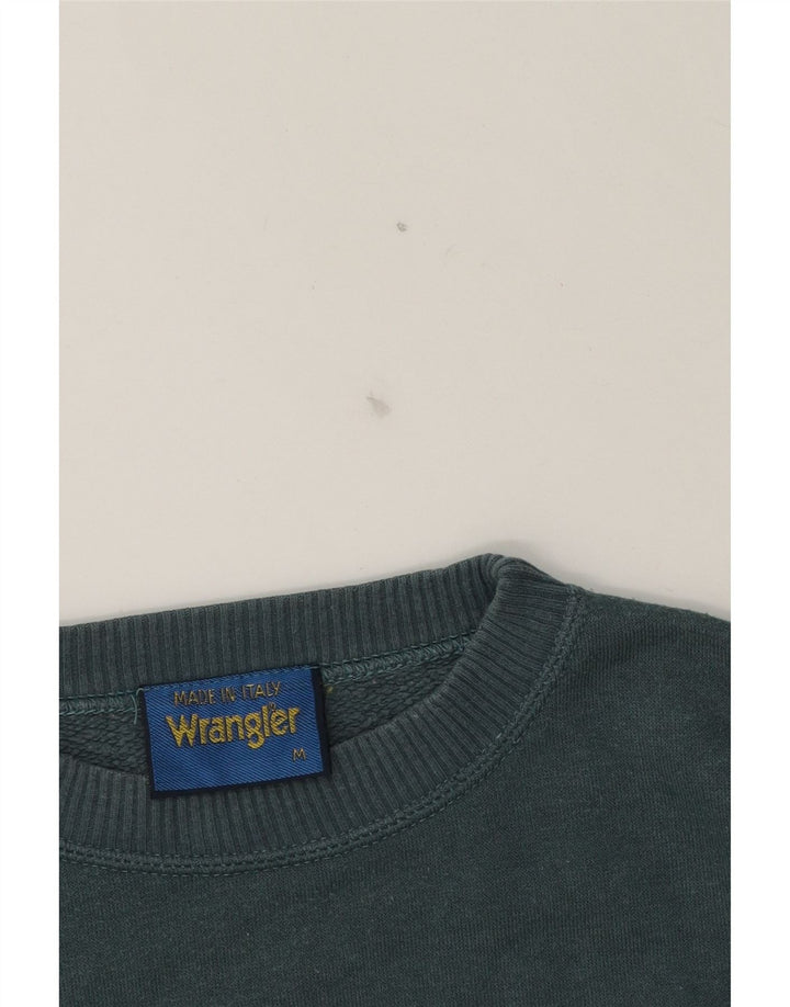 WRANGLER Mens Sweatshirt Jumper Medium Grey Colourblock Vintage Wrangler and Second-Hand Wrangler from Messina Hembry 