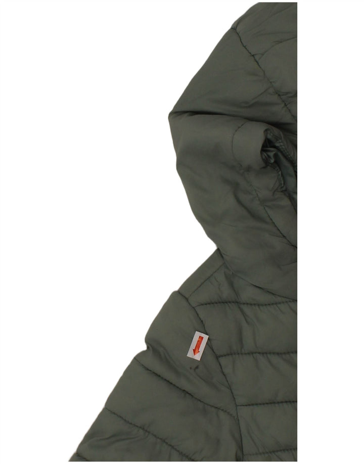 DKNY Jakna s kapuljačom za djevojčice 18-24 mjeseca, zeleni najlon