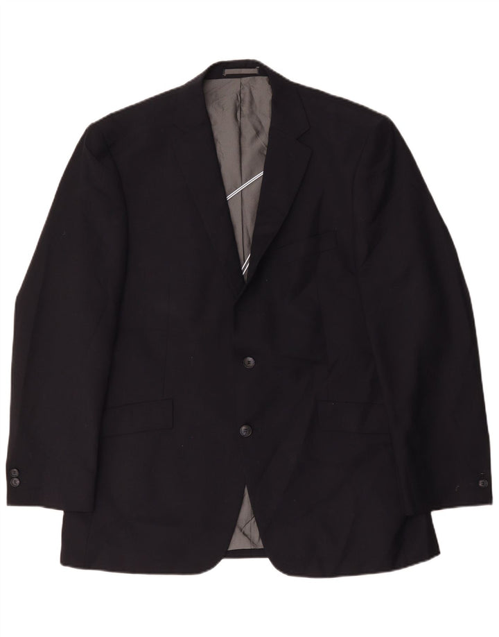 Pierre Cardin muška jakna sa 2 gumba UK 42 XL tamnoplavi poliester