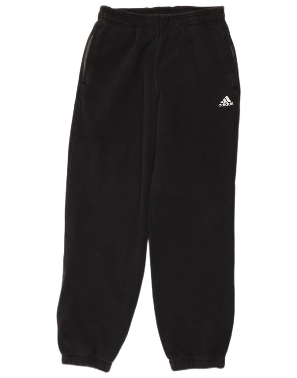 Adidas Womens Tracksuit Trousers Joggers UK 14 Medium  Black Cotton
