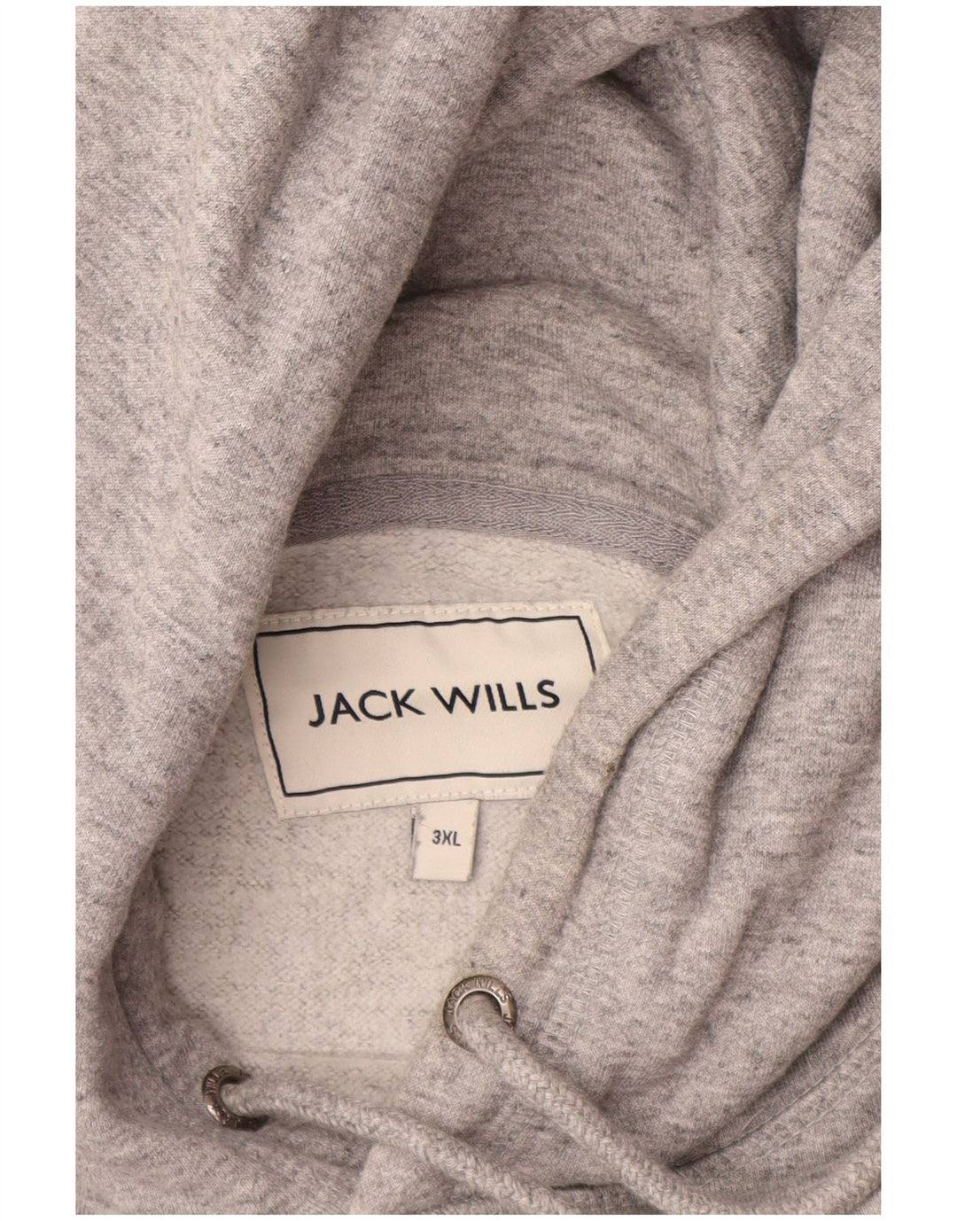 JACK WILLS Muška majica s kapuljačom s kapuljačom 3XL, sivi flekasti pamuk