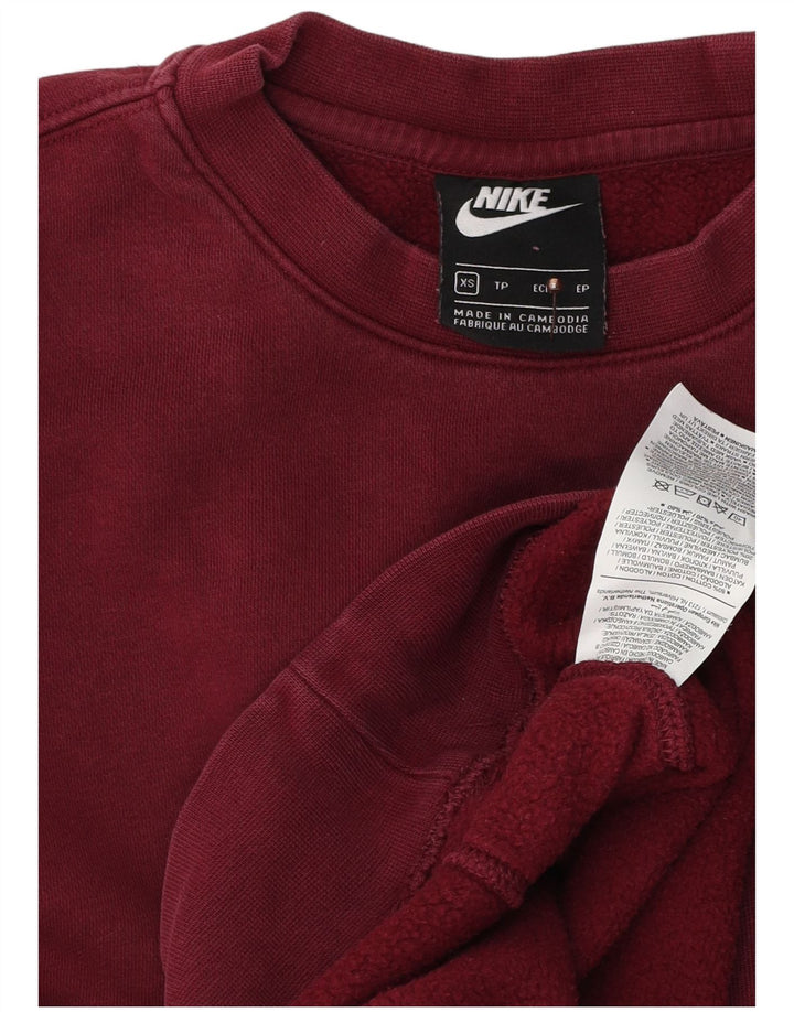NIKE Muška majica s kratkim rukavima XS Bordo pamuk